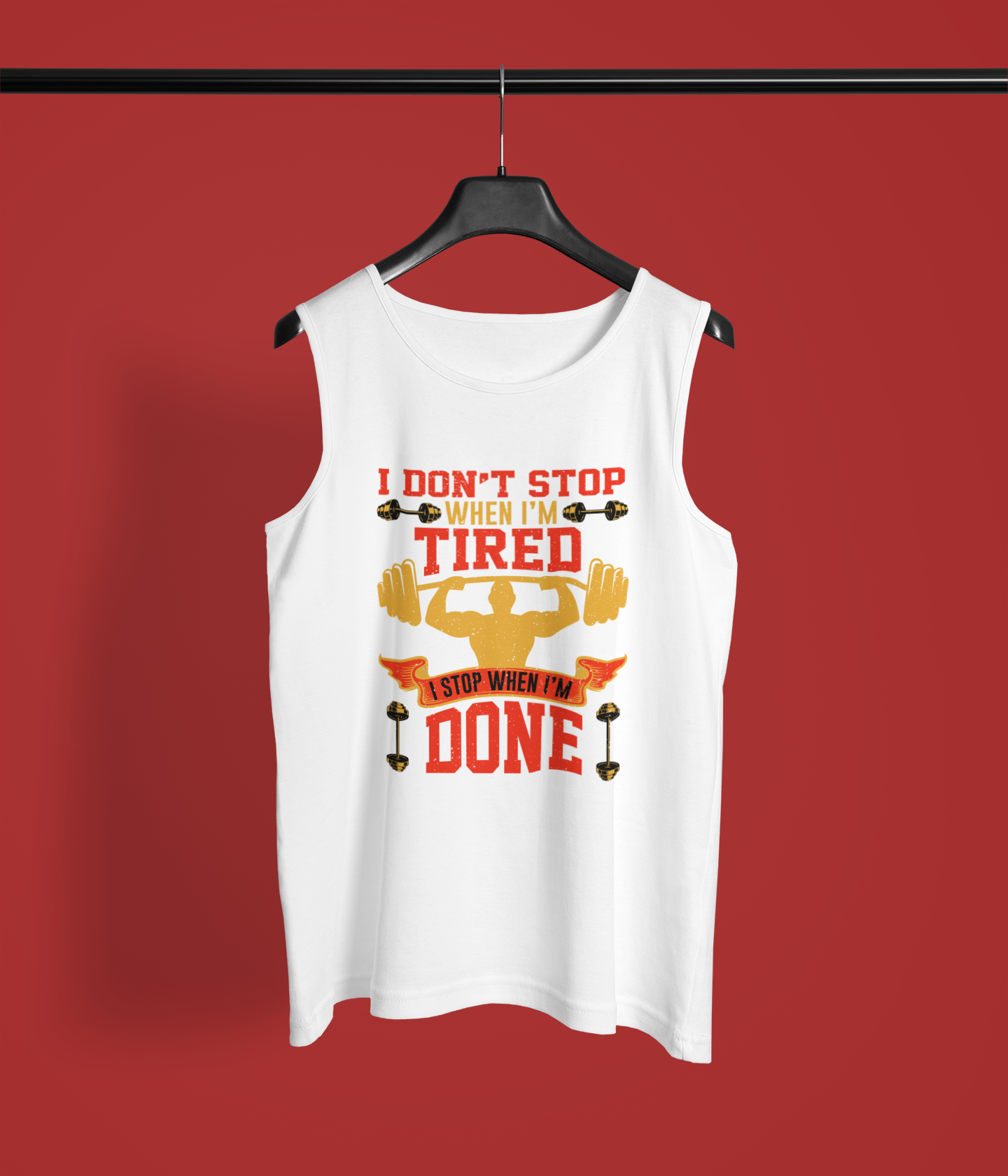 "I Don't Stop" - Men's Sleeveless T-Shirt