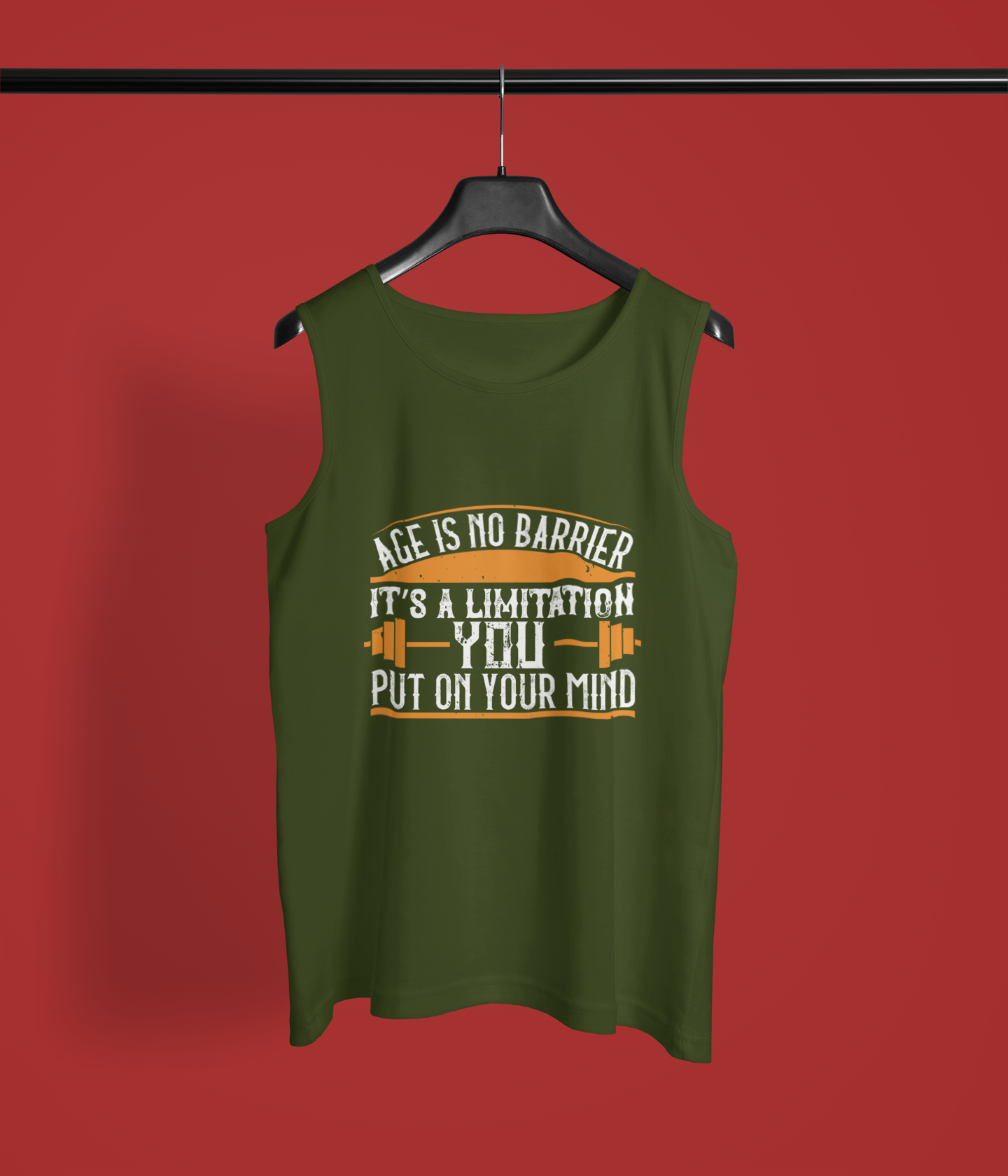 "Age Is No Barrier" - Men's Sleeveless T-Shirt