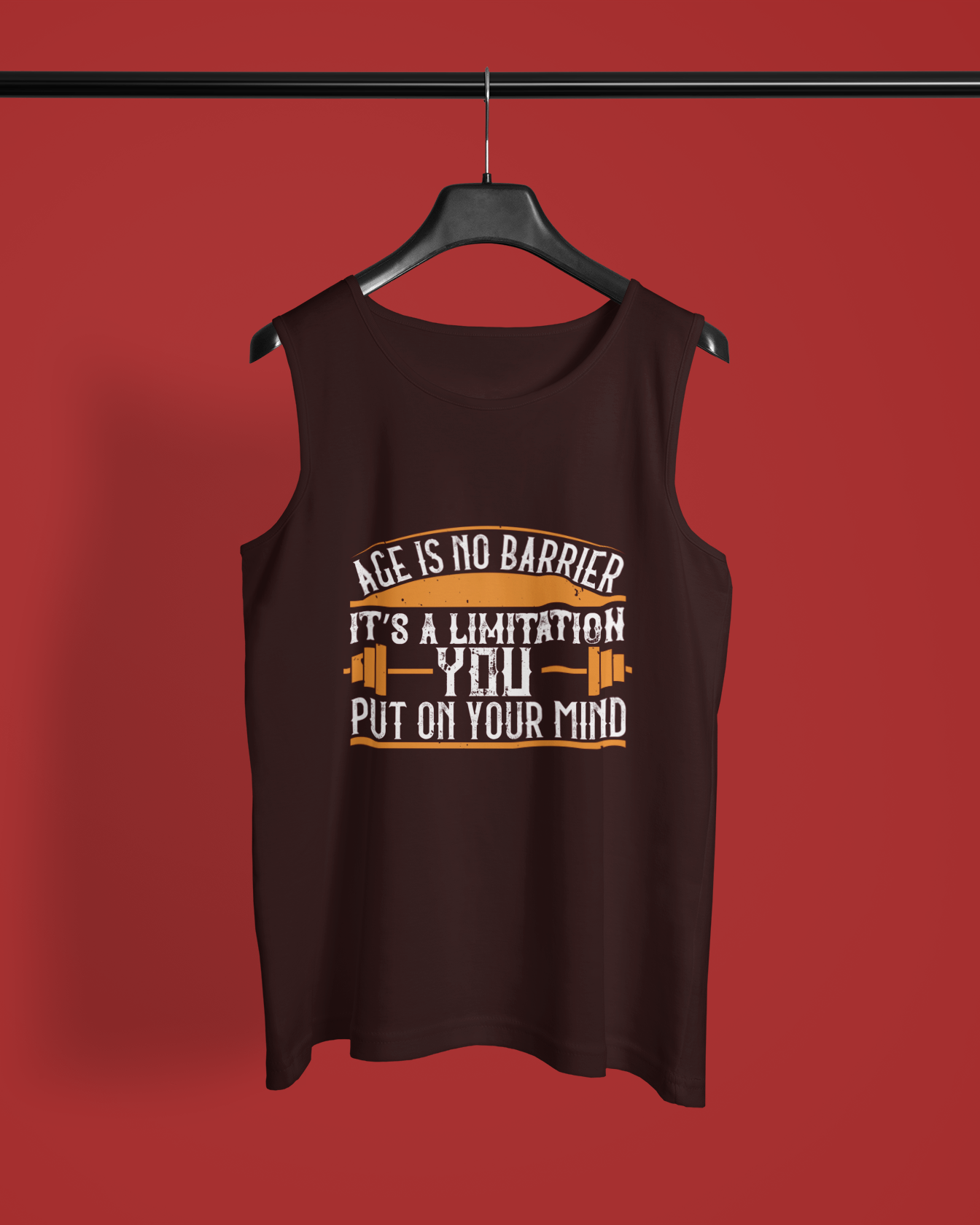 "Age Is No Barrier" - Men's Sleeveless T-Shirt