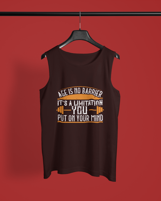 "Age Is No Barrier" - Men's Sleeveless T-Shirt