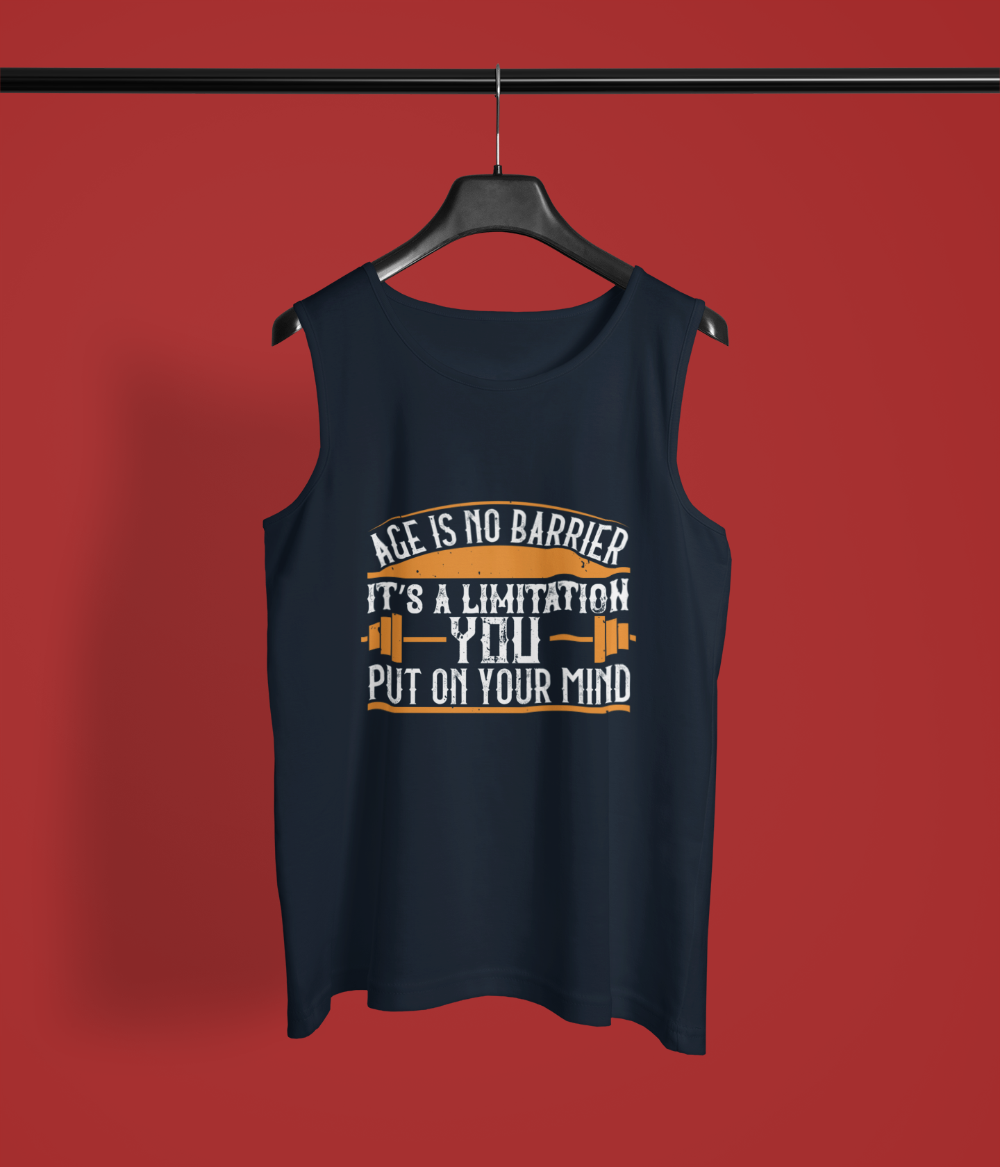 "Age Is No Barrier" - Men's Sleeveless T-Shirt