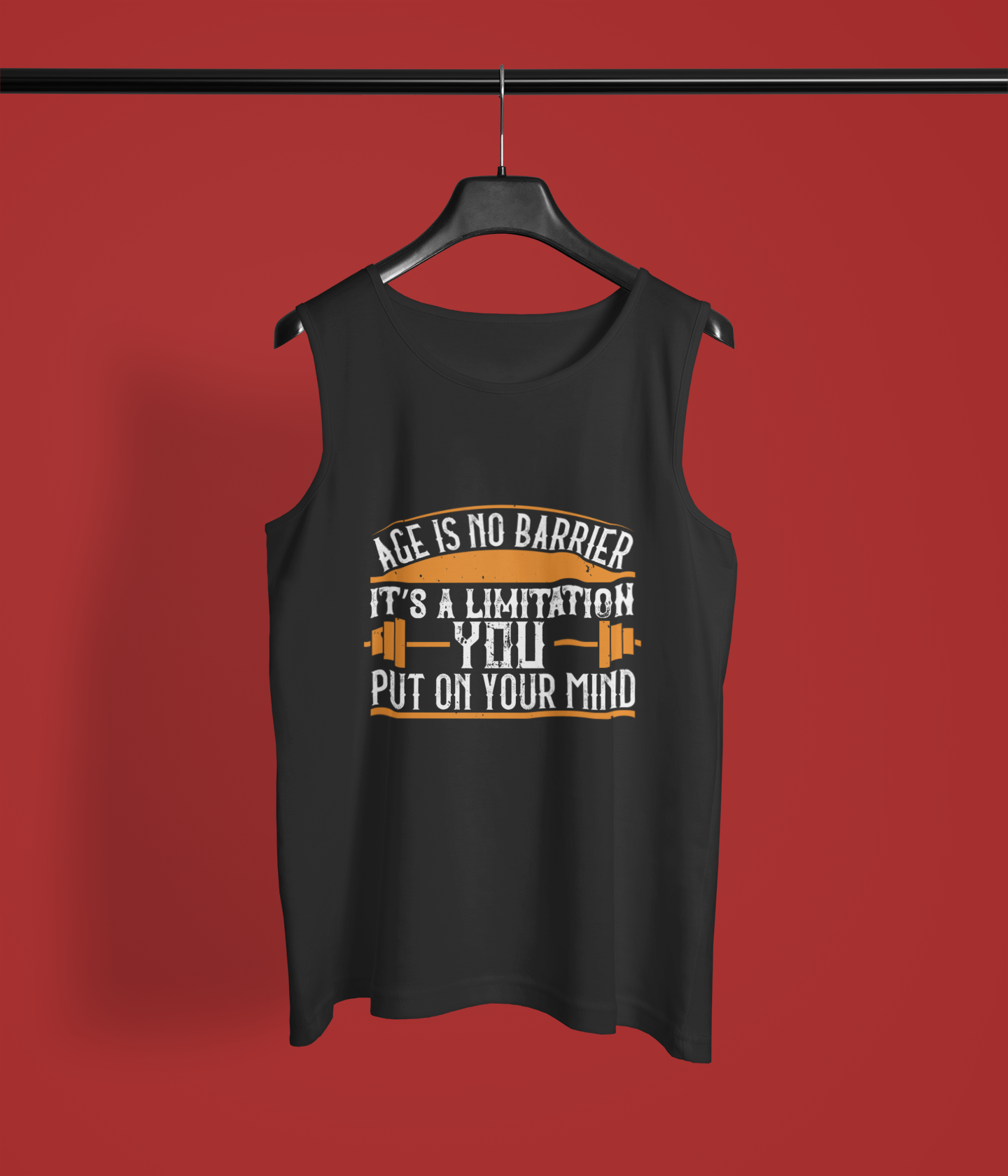 "Age Is No Barrier" - Men's Sleeveless T-Shirt