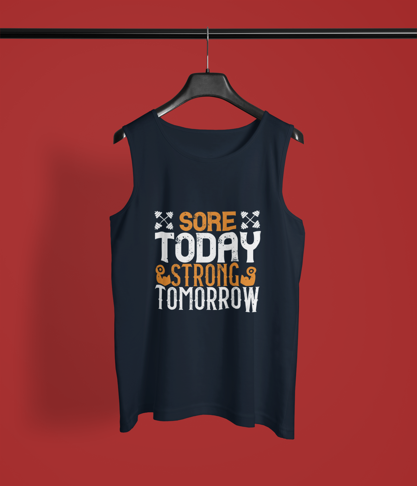 "Sore Today, Strong Tomorrow" - Men's Sleeveless T-Shirt