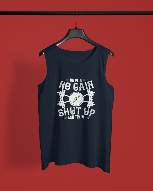 "No Pain, No Gain" - Men's Sleeveless T-Shirt